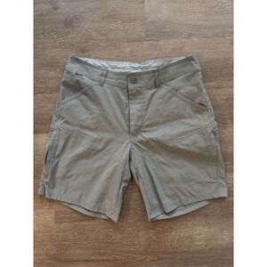 Kuhl Shorts Mens 34 Olive Green Ramblr Outdoor Hiking Stretch Flex Cargo Pockets